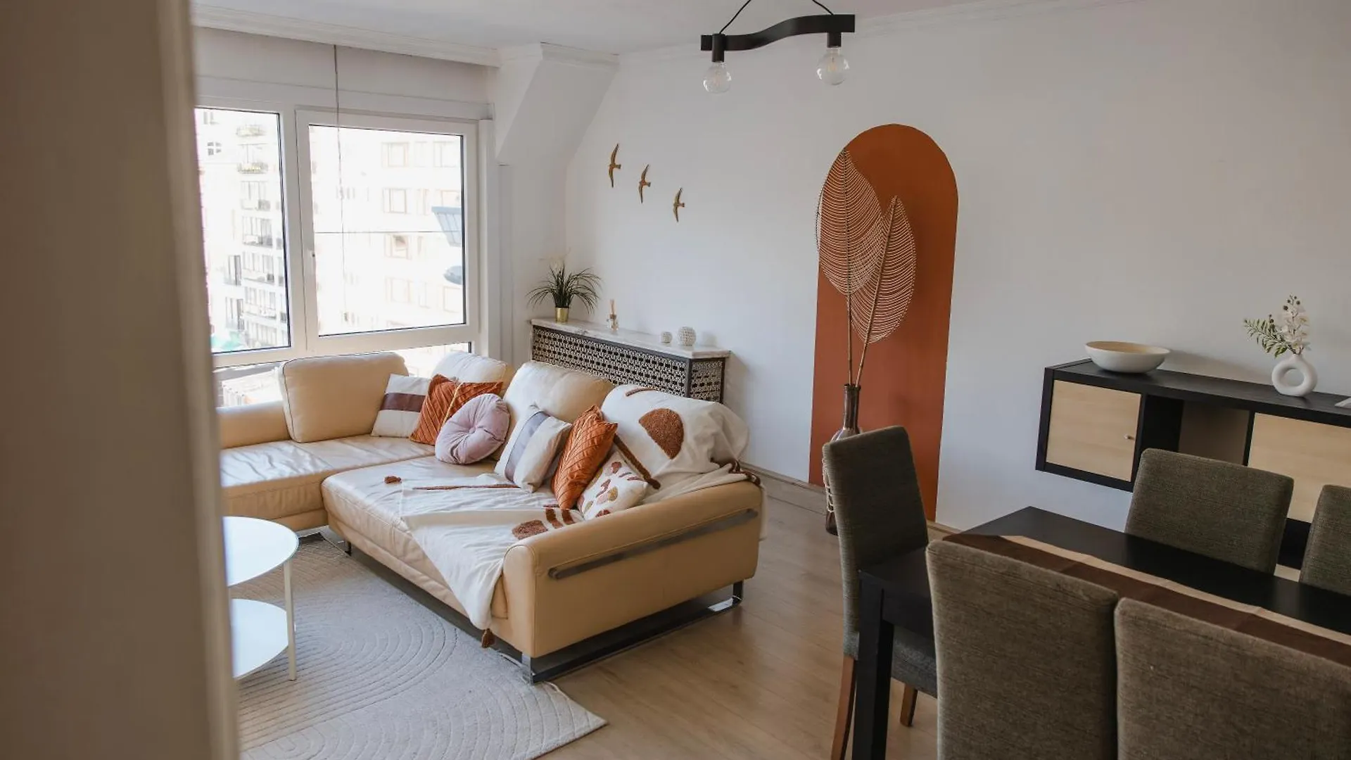 شقة Appartement Cosy Au Coeur De La Ville Balneaire Offrant Une Vue Unique Et A 300M De La Mer أوستيند